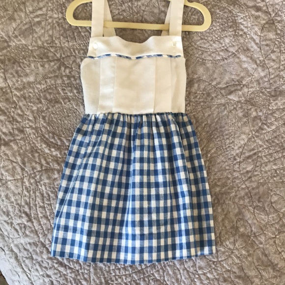 Vintage Blue Gingham Dress and Jacket ca. 1985 - Picture 2 of 7